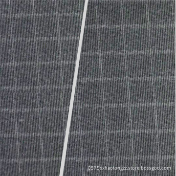 Twill Double-sided Knitting Two-tone Plaid Polyester Fabrics